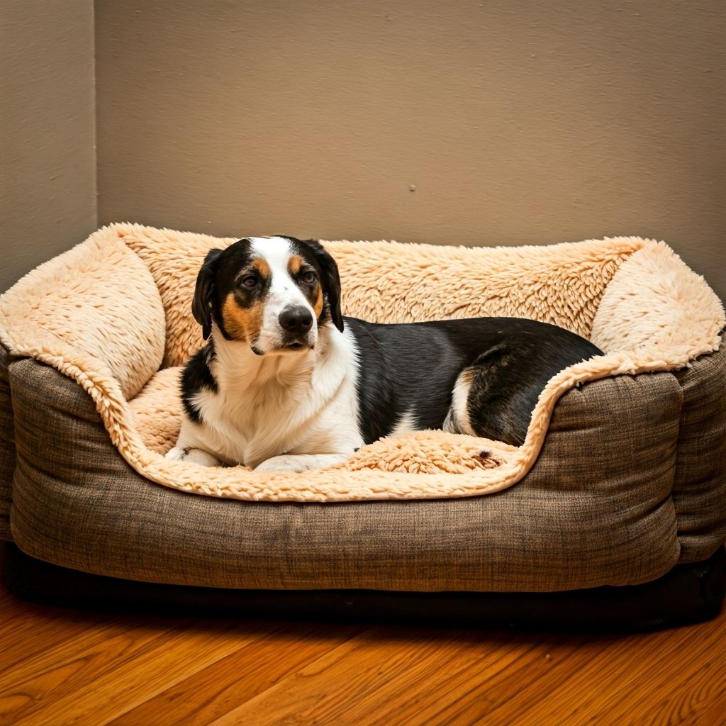 Área de descanso confortável