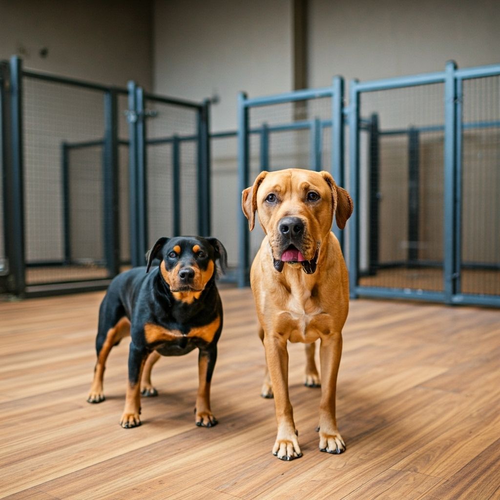 Cães felizes no Dog'Z Training & Hotel